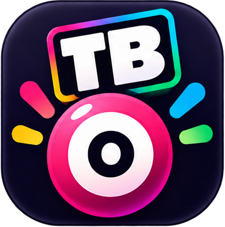 Official TB Bingo ball app artwork